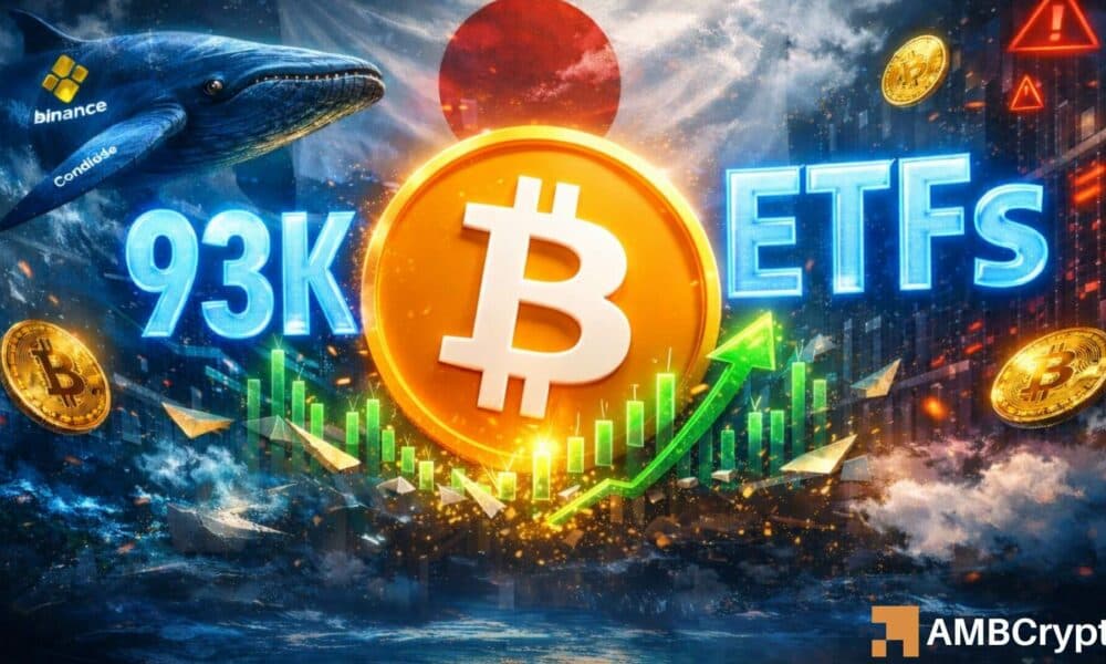 Bitcoin bei 93.000 USD: Rallye vor dem Aus?