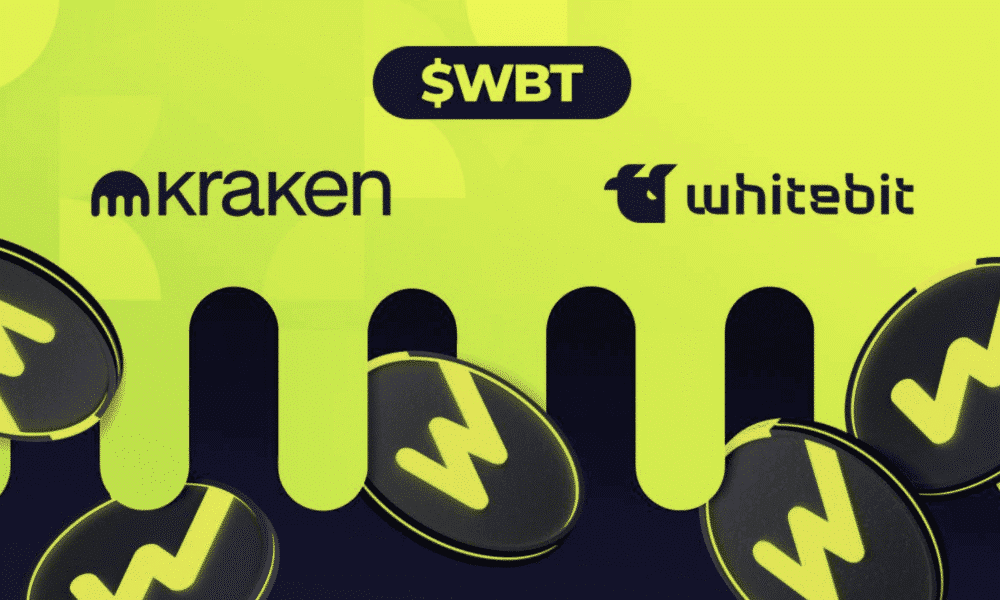 WhiteBIT Coin (WBT) erhält Listing auf Kraken nach 160% Rallye